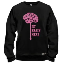 Свитшот My brain here