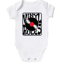 Детское боди Vinyl Rules