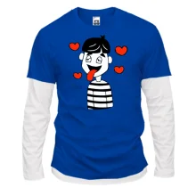 Комбинированный лонгслив Boy is in love