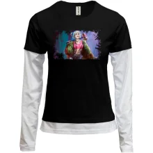 Комбинированный лонгслив Harley Quinn art