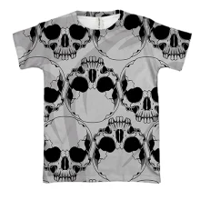 3D футболка Skull pattern