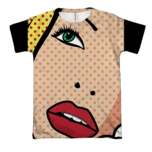 3D футболка Girl Pop Art