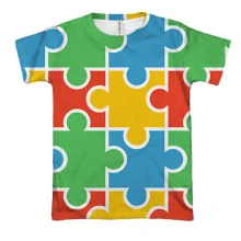 3D футболка Puzzle Pattern