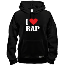 Толстовка I love rap