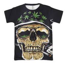 3D футболка Rasta Skull