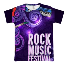 3D футболка Rock Music Festival