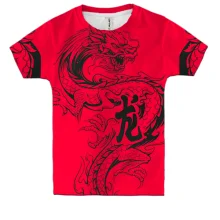 Дитяча 3D футболка з великим китайським драконом