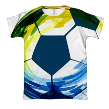 3D футболка Football Watercolor Art