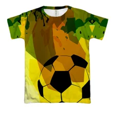 3D футболка Football Yellow