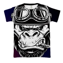 3D футболка Gorilla pop art