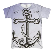 3D футболка Ship Anchor