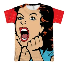 3D футболка Screaming Pop Art