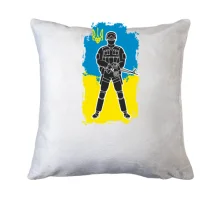 Подушка с украинским воином