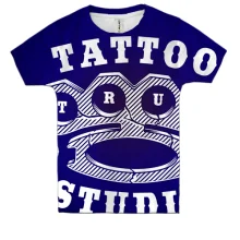Детская 3D футболка с кастетом и Tattoo studio
