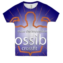 Детская 3D футболка CROSSFIT Possible