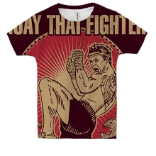 Детская 3D футболка Muay Thai fighter