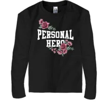 Детский лонгслив Personal hero