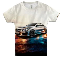Детская 3D футболка Mercedes CLA
