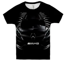 Детская 3D футболка Mercedes AMG ART