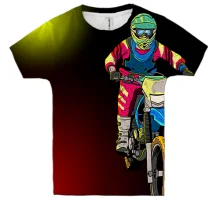 Детская 3D футболка Moto Freestyle