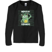 Детский лонгслив Monster coming