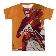 3D футболка Motorcyclist #86