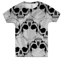 Детская 3D футболка Skull pattern