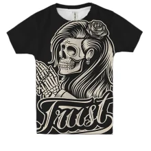 Дитяча 3D футболка Skull Trust