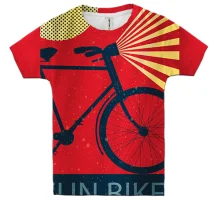 Детская 3D футболка Fun Bike