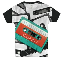 Детская 3D футболка Rock On! Boombox!