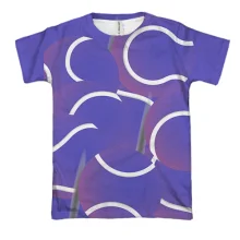 3D футболка Tennis ball Blue