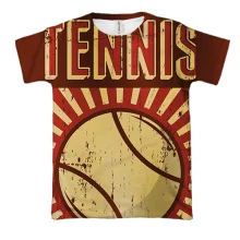 3D футболка Big Tennis Ball