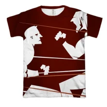 3D футболка Fighters in the ring