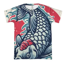 3D футболка Koi Art