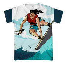 3D футболка Wakesurfing