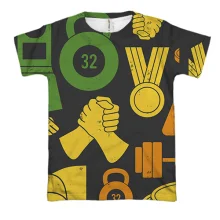 3D футболка Sport pattern