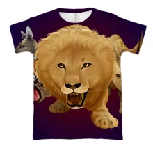 3D футболка Wild Animals