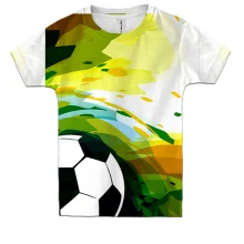 Детская 3D футболка Football Art
