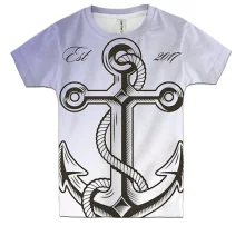 Детская 3D футболка Ship Anchor