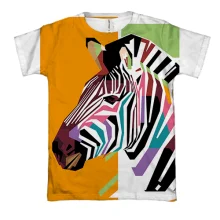 3D футболка Zebra Art