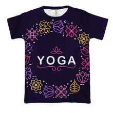 3D футболка YOGA