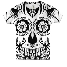 Детская 3D футболка Skull Graphic Art