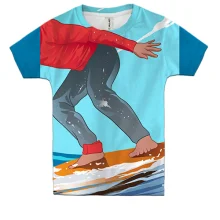 Детская 3D футболка Board Surfer