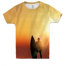 Дитяча 3D футболка Surfer with Board