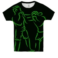 Дитяча 3D футболка Boxers Green line