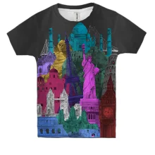 Дитяча 3D футболка World Attractions