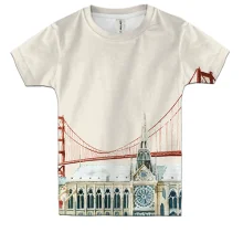 Дитяча 3D футболка World Attractions 2