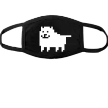 Тканевая маска для лица Undertale game dog