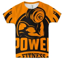 Дитяча 3D футболка Power Fitness