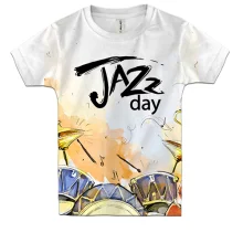 Дитяча 3D футболка Jazz day